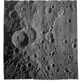 Artemis II Mondkrater Duschvorhang