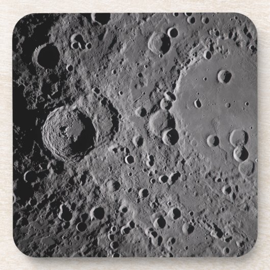 Artemis II Mondkrater Getränkeuntersetzer (Vorderseite)