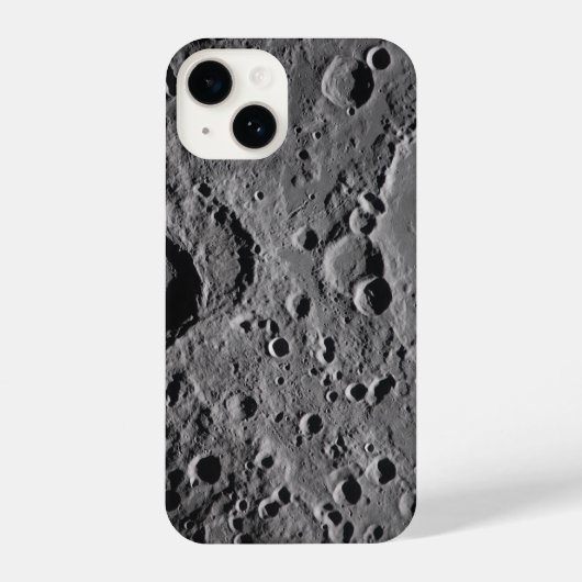 Artemis II Mondkrater iPhone Hülle (Rückseite)