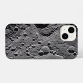 Artemis II Mondkrater iPhone Hülle (Rückseite (Horizontal))