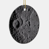 Artemis II Mondkrater Keramik Ornament (Rechts)