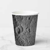 Artemis II Mondkrater Pappbecher (Rückseite)