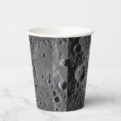 Artemis II Mondkrater Pappbecher (Links)