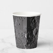Artemis II Mondkrater Pappbecher (Rechts)