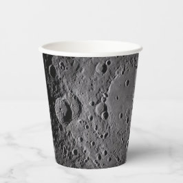 Artemis II Mondkrater Pappbecher