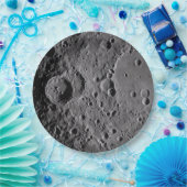 Artemis II Mondkrater Pappteller (Party)