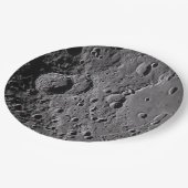 Artemis II Mondkrater Pappteller (Schrägansicht)