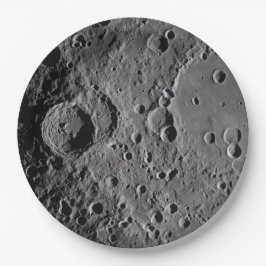 Artemis II Mondkrater Pappteller