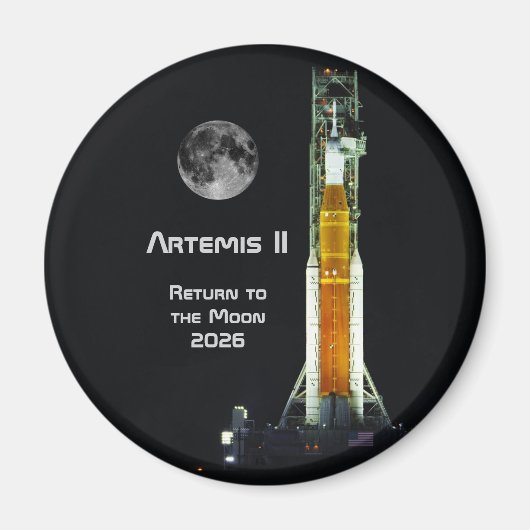 Artemis-II-Mondmission Magnet (Vorne)
