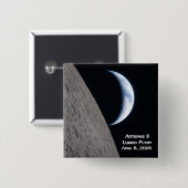 Artemis II Mondvorbeiflug Button (Vorne & Hinten)