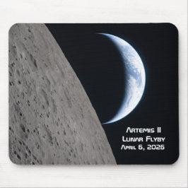Artemis II Mondvorbeiflug Mousepad
