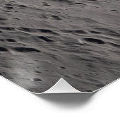 Artemis II Mondvorbeiflug Poster (Ecke)