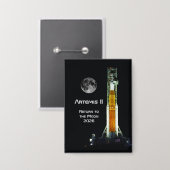 Artemis II Moon Mission Button (Vorderseite/Rückseite)