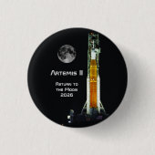 Artemis II Moon Mission Button (Vorderseite)