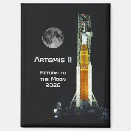 Artemis II Moon Mission Magnet