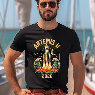 Artemis II NASA Mondmission Raketen T-Shirt