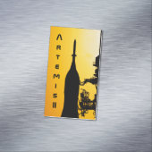 Artemis II to Launch Pad Magnetische Visitenkarte (Beispiel)