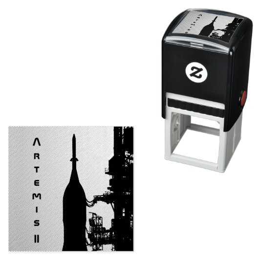 Artemis II to Launch Pad Permastempel (Beispiel)