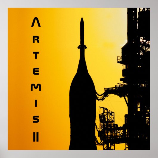 Artemis II to Launch Pad Poster (Vorne)