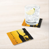 Artemis II to Launch Pad Rechteckiger Pappuntersetzer (Vor Ort)