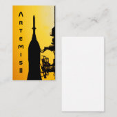 Artemis II to Launch Pad Visitenkarte (Vorne/Hinten)