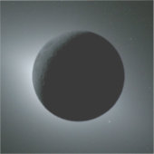 Artemis II Total Solar Eclipse Aufkleber (Vorderseite)