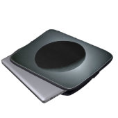 Artemis II Total Solar Eclipse Laptopschutzhülle (Vorne Knopf)