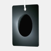 Artemis II Total Solar Eclipse Ornament Aus Metall (Vorderseite links)