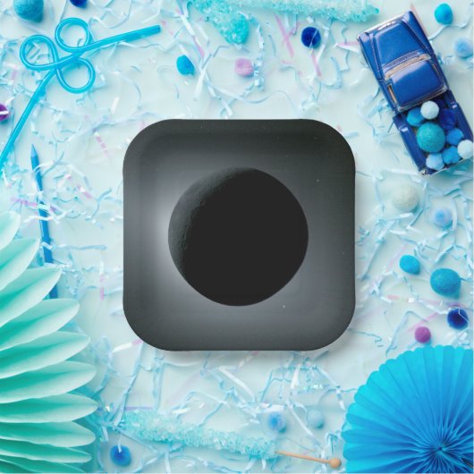 Artemis II Total Solar Eclipse Pappteller (Party)