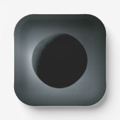 Artemis II Total Solar Eclipse Pappteller (Vorderseite)