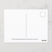 Artemis II Total Solar Eclipse Postkarte (Rückseite)