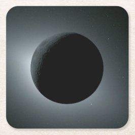 Artemis II Total Solar Eclipse Rechteckiger Pappuntersetzer