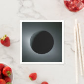 Artemis II Total Solar Eclipse Serviette (Beispiel)
