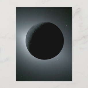 Artemis II Totale Sonnenfinsternis Postkarte