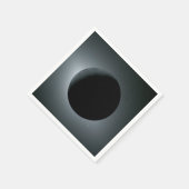 Artemis II Totale Sonnenfinsternis Serviette (Ecke)