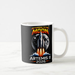 Artemis ii zurück zum Mond 2026 Geschenk für Männe Kaffeetasse