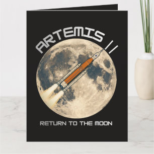 Artemis-Mondmission Dankeskarte