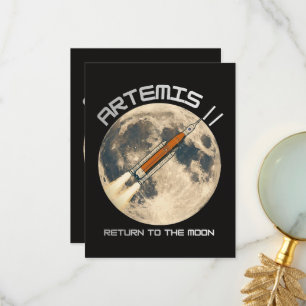 Artemis-Mondmission Dankeskarte