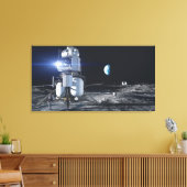 Artemis Mondmission der Nasa Leinwanddruck (Insitu (Wohnzimmer))
