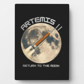 Artemis-Mondmission Fotoplatte (Vorderseite)