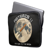 Artemis-Mondmission Laptopschutzhülle (Vorderseite Links)
