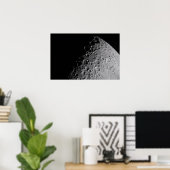 Artemis-Mondmission Mondoberfläche Poster (Heimbüro)