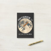 Artemis-Mondmission Post-it Klebezettel (Auf Schreibtisch)