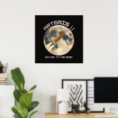 Artemis-Mondmission Poster (Heimbüro)