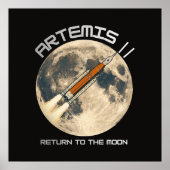 Artemis-Mondmission Poster (Vorne)