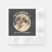 Artemis-Mondmission Serviette (Vorderseite)