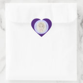 Artemis Moon Goddess Herz-Aufkleber (Tasche)