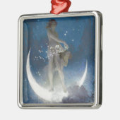 Artemis Moon Goddess schneidet Night Stars Ornament Aus Metall (Links)