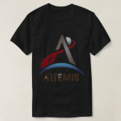 Artemis neues Offizielles NASA-Logo T-Shirt (Design vorne)