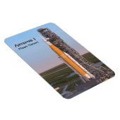 Artemis One Moon Rocket auf Pad Magnet (Rechte Seite)